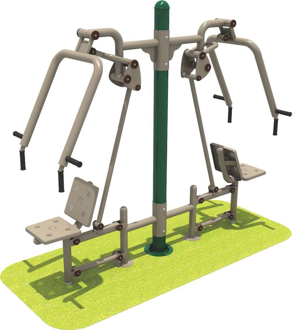 米兰·(milan)·运动健身器材 双人坐推器